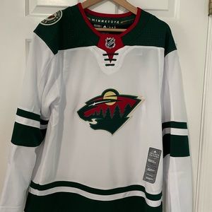NHL Minnesota wild men’s large (46) jersey Adidas new with tags NWT